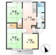 高知市高見町の間取図