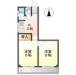 高知市鴨部の間取図