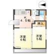高知市竹島町の間取図