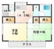小美玉市羽鳥の間取図
