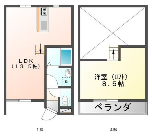 拡大写真:ビックバレーⅡ Eの間取り