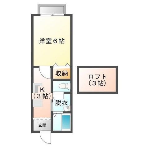 拡大写真:伊万里市松島町 2階215の間取り