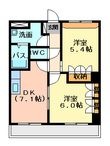 写真：グランドール南ヶ丘 1階101の間取図