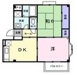 ラフィーネ立花Bの間取図