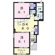 モン アンテリユール小式原Eの間取図