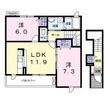 トゥルーの間取図