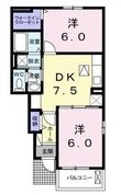 クヴェレⅡの間取図