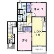 ラフィーネⅡの間取図