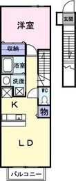ブルックロードYの間取図