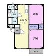 パロス壱番館の間取図