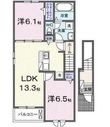 ポライトリー和 Ⅰの間取図