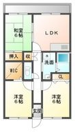 ハープブリッジビルの間取図