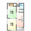 西原マンション・1号棟の間取図