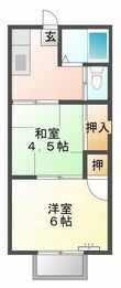 館林市青柳町の間取図