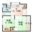 館林市赤土町の間取図