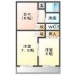 館林市松原2丁目の間取図