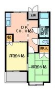 矢板市川崎反町の間取図