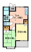 矢板市川崎反町の間取図