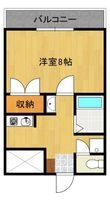 マリベール神田川原の間取図