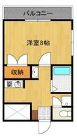 マリベール神田川原の間取図