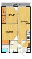 中畑第1マンションの間取図