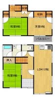 木和田住宅の間取図