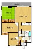 BRICK GARDENの間取図