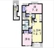 写真：Navel Avenue2階の間取図