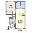 アルフラット弁天の間取図