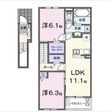 Heart未来 柿原の間取図
