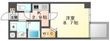 グラビスコート広島駅前通りの間取図