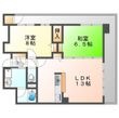 クイーンズパレス土橋の間取図