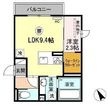 D-room舟入南の間取図