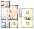矢野西3丁目戸建ての間取図