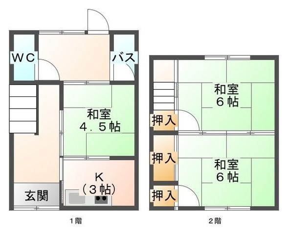 拡大写真:笠岡市笠岡 2の間取り