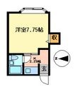 写真：ハイツたちばな 2階203の間取図