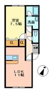 コーポラス・パークタウンの間取図