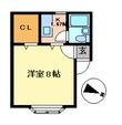 マリーキャステールＡの間取図