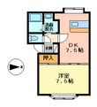 アメニティ川先２号棟の間取図
