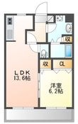 クレールⅠの間取図
