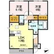 セジュール西条の間取図