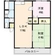 コスモハイツの間取図