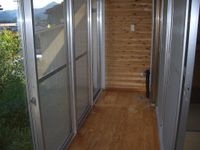 壁屋根付テラス