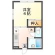 曽利田ハイツの間取図
