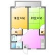 曽利田ハイツの間取図