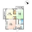 コーポ行政の間取図