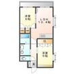 グラン・アムール弐番館の間取図
