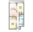 グラン・アムール弐番館の間取図