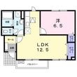 ラブリーヒルズの間取図