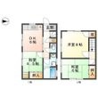 住吉貸家の間取図